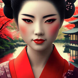 Glamourous Geisha 4 by Yontartov