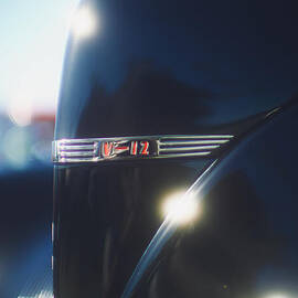 Glistening Emblem of the Lincoln Zephyr - A Touch of Elegance by CFlo Photography
