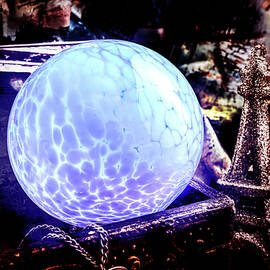 Glowing Crystal Ball by Sharon Popek