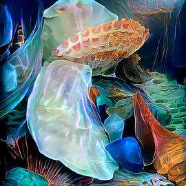 Glowing Shells Under the Sea by Carol Lowbeer