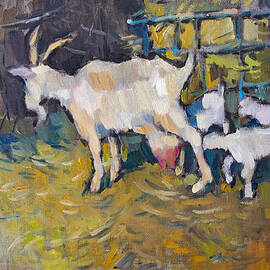 Goats by Vera Bondare