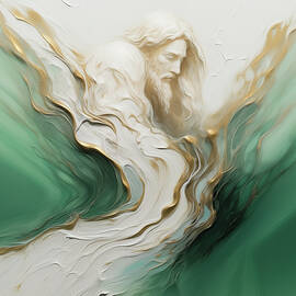 God Dividing the Red Sea by Greg Collins