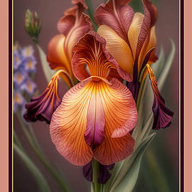 Golden Iris  by Marilyn DeBlock