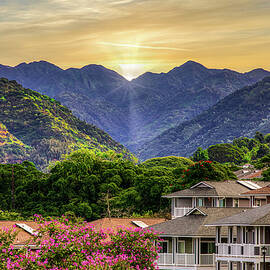 Golden Sunrise Over Colorful Mountain Paradise by Topmost Photos