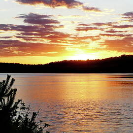 Gorgeous Lake Sunset by Lyuba Filatova