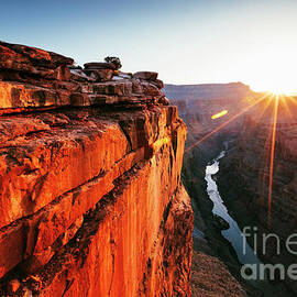 Grand Canyon and Colorado river by Matteo Colombo