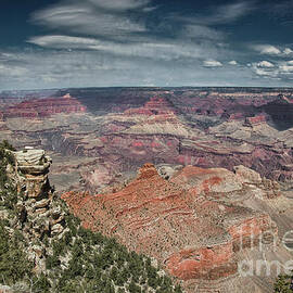 Grand View Grand Canyon Scenery Arizona  by Chuck Kuhn