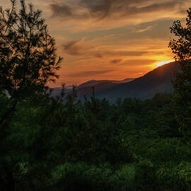 Graphite Mountain Road Sunset by Linda MacFarland