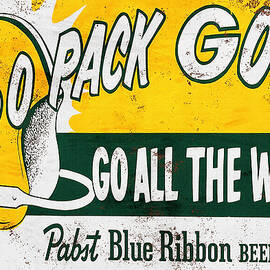 Green Bay Retro Pabst Sign by Big 88 Artworks