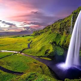 Green Fields of Iceland by Johannes Sigurdarson