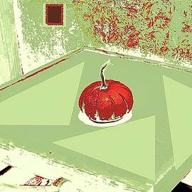 Green Room With Pumpkin by Alida M Haslett