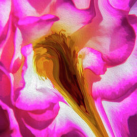 Groovy Painted Wild Rose by LeeAnn McLaneGoetz McLaneGoetzStudioLLCcom