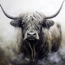  Scottish Highlander cow by Flat Land