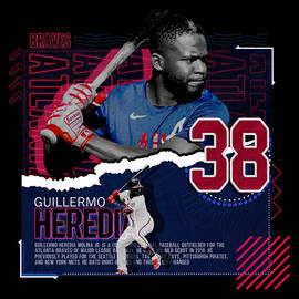 Guillermo Heredia Baseball by Kelvin Kent