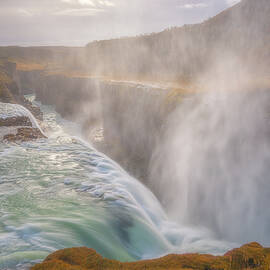Gullfoss in the Mist  by Darren White