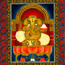 Haldi Ganesha by Mira Krishnan