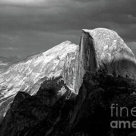 Half Dome Yosemite Award Winner BW by Chuck Kuhn