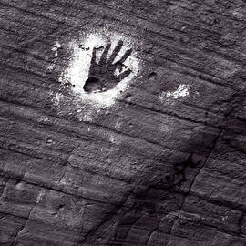 Hand Pictograph by Jeff White