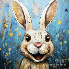 Happy Bunny by Jutta Maria Pusl
