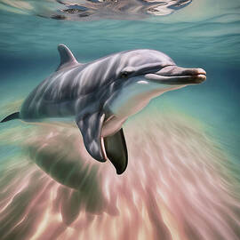 Happy Dolphin by Donna Kennedy