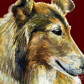 Happy Sunbathing - solid background by Hailey E Herrera