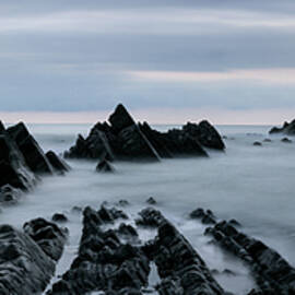 Hartland Quay North Devon south west coast path blue hour 2 by Sonny Ryse
