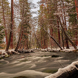 Hat Creek in Snow by Mike Lee