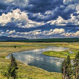Hayden Valley and the Yellowstone River by NPS Jacob W Frank