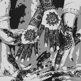 Henna Adorned Hands by Susan Maxwell Schmidt