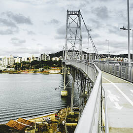 Hercilio Luz Bridge in Florianopolis by Alexey Stiop