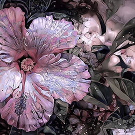 Hibiscus Art by Debra Kewley