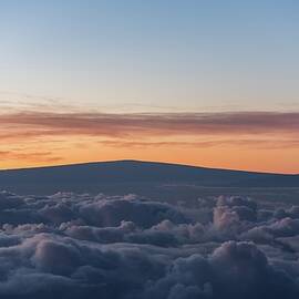 High-angle photography of clouds - Haleakala Crater, United States by Julien