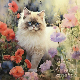 Himalayan Cat by Laura's Creations