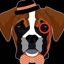 Hipster Boxer Dog by Flippin Sweet Gear