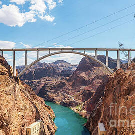 Hoover Dam Mike O'Callaghan Pat Tillman Memorial Bridge Pictur by Paul Velgos