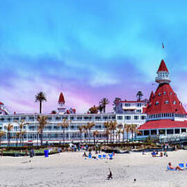 Hotel Del Coronado Wide Panorama by David Zanzinger