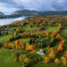 Hudson Valley NY Aerial by Susan Candelario
