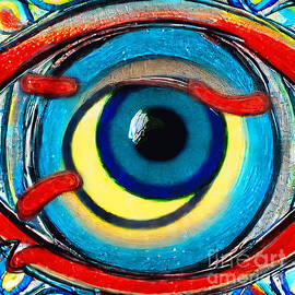 Huge Collection Of Evil Eye Abstract, No 04 by MOUNIR KHALFOUF