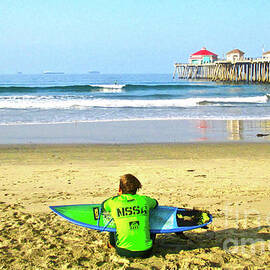 Huntington Beach California  Surf City by Jerome Stumphauzer