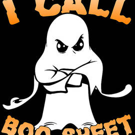 I Call Boo Sheet Ghost Funny Halloween by Flippin Sweet Gear
