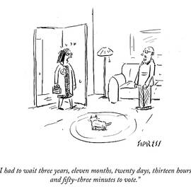 I Had To Wait Three Years by David Sipress