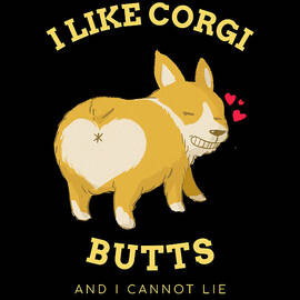 I LIKE CORGI BUTTS AND I CANNOT LIE by ME