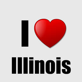 I Love Illinois by Jeff Creation