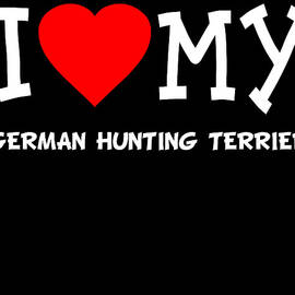 I Love My German Hunting Terrier Dog Breed by Flippin Sweet Gear