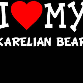 I Love My Karelian Bear Dog Breed by Flippin Sweet Gear