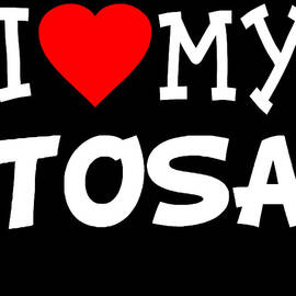 I Love My Tosa Dog Breed by Flippin Sweet Gear