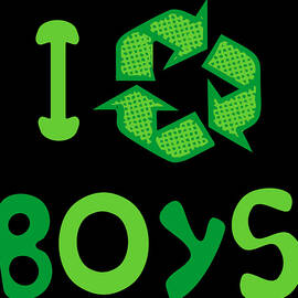I Recycle Boys Funny Cute by Flippin Sweet Gear