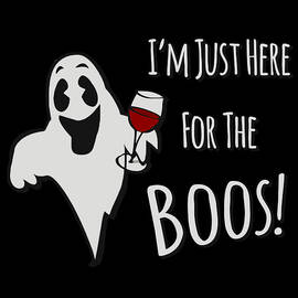 Im Just Here For The Boos Halloween by Flippin Sweet Gear