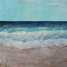 Impressionistic Surf Painting by Lois Bailey
