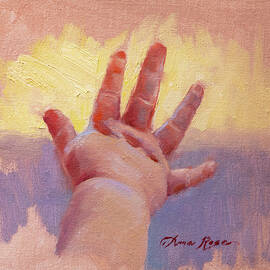 Infant Hand Study by Anna Rose Bain
